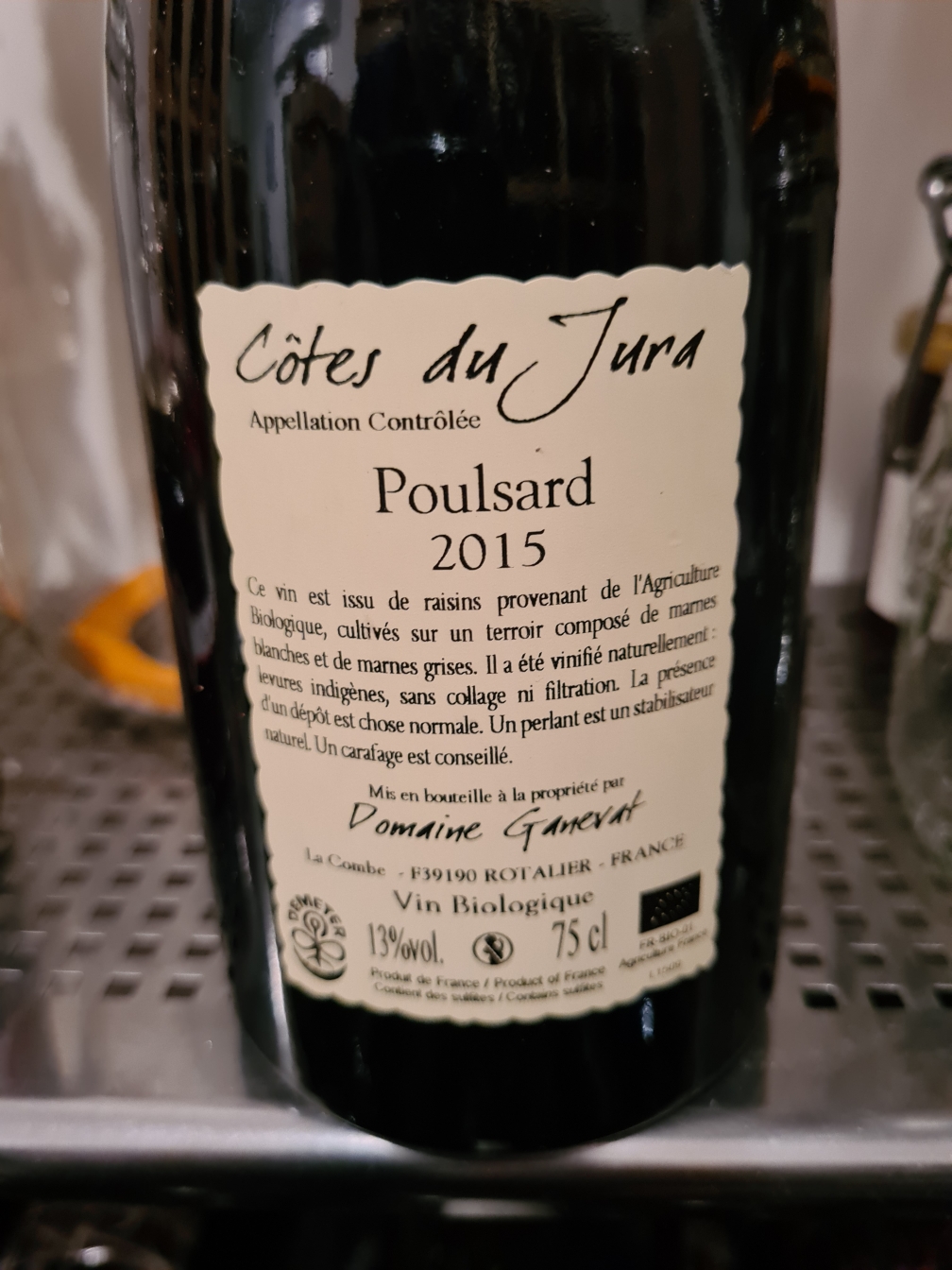 CUVEE DE L'ENFANT TERRIBLE ....RUTURE