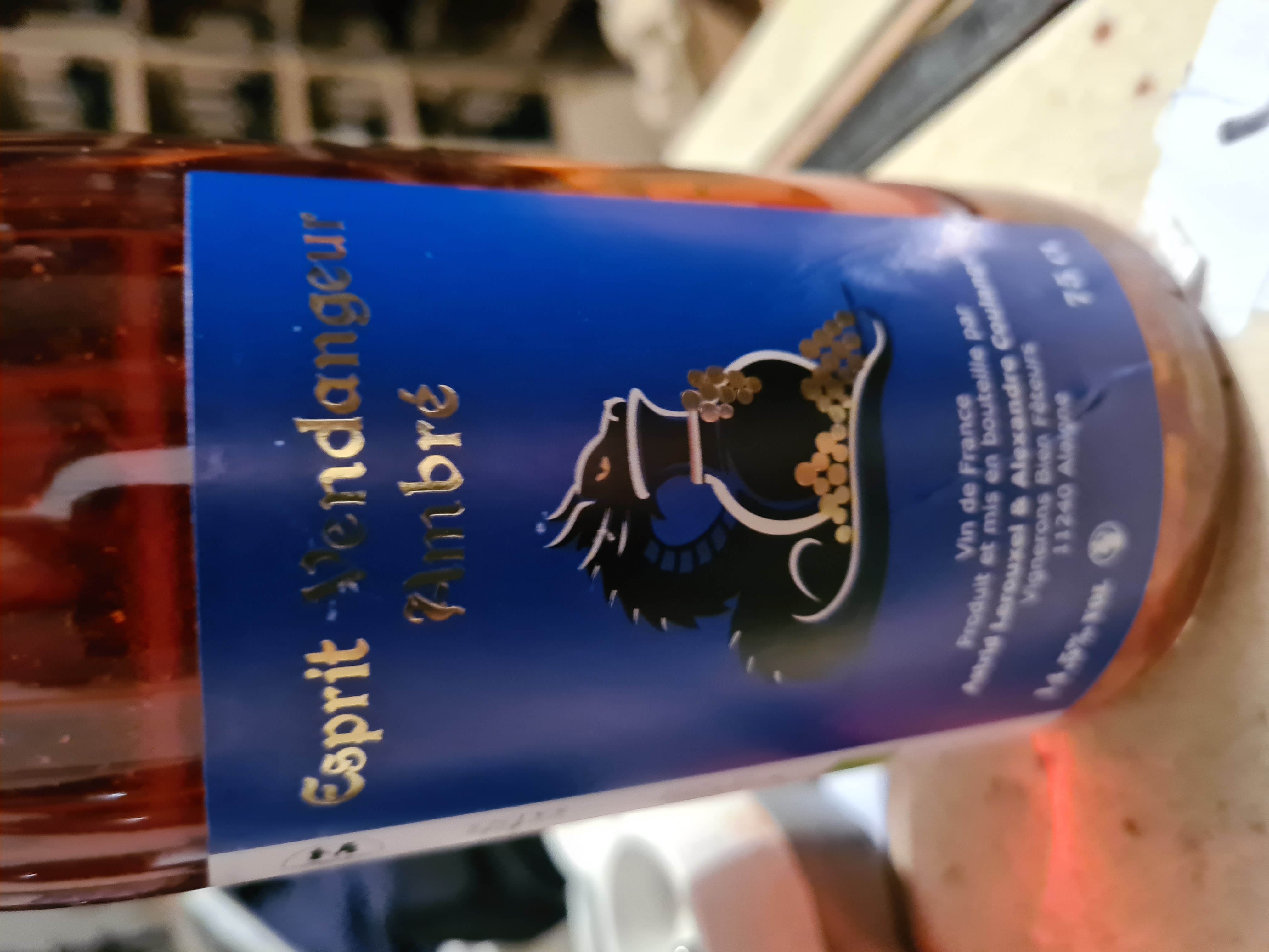 ESPRIT VENDANGEUR AMBRE