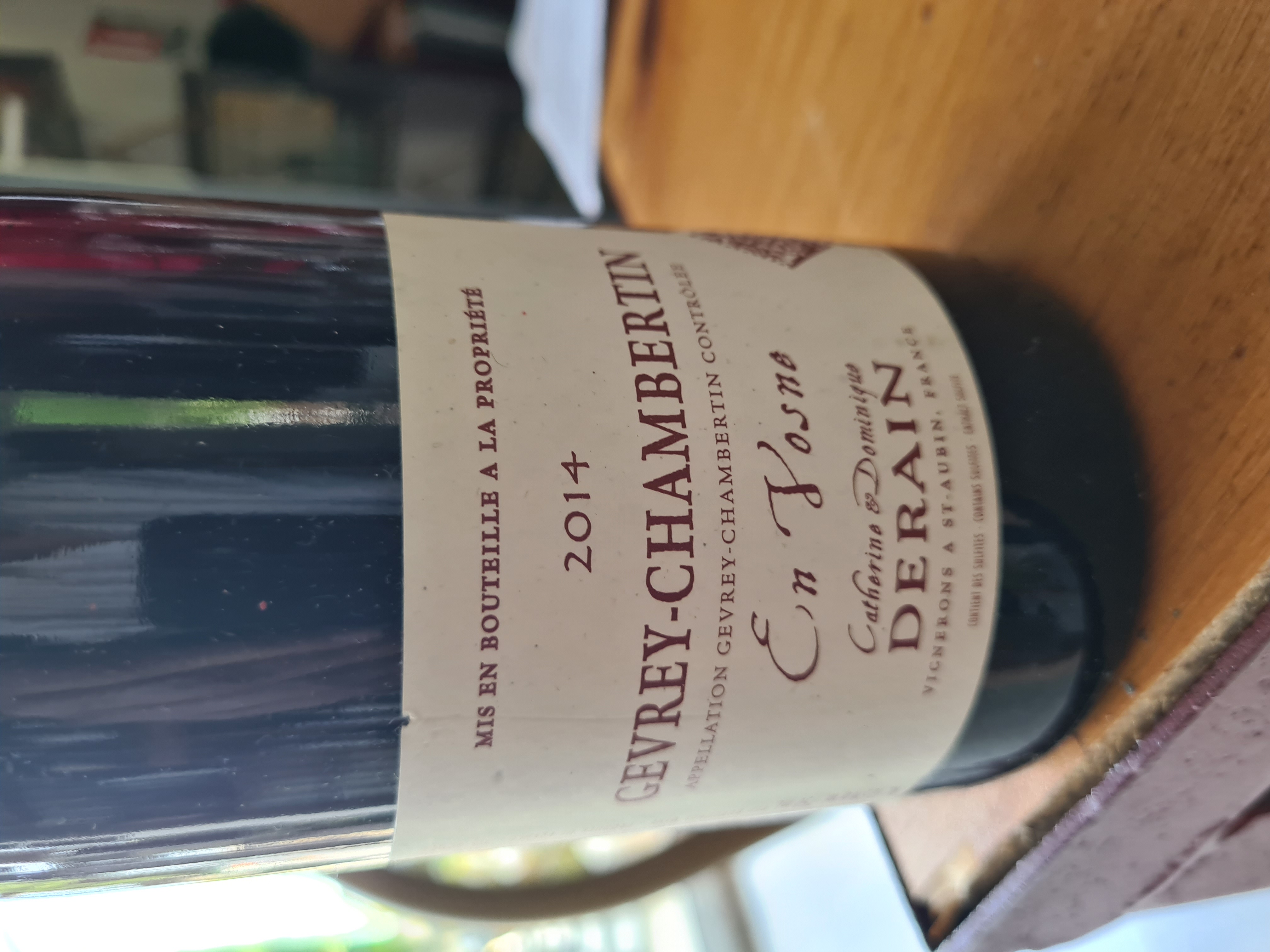 EN VOSNES GEVREY CHAMBERTIN 2014